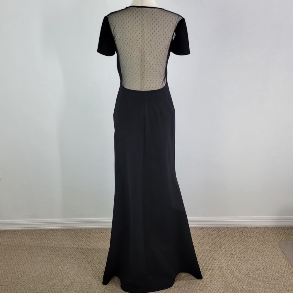 NWT- JILL by JILL Stuart Dotted Mesh Gown maxi dress Sz 4 - Picture 6 of 11